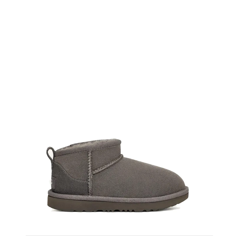 Image of Ugg Classic Ultra Mini Kids - Grey Grey C12