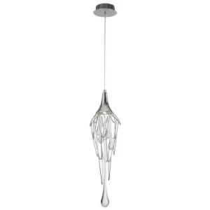 Image of Luminosa Lighting - Ceiling Pendant, 1 x GU10, Polished Chrome