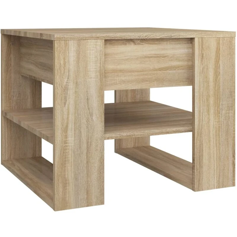 Image of VIDAXL Vidaxl - Coffee Table Sonoma Oak 55.5x55x45cm Engineered Wood 8720286963685