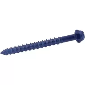 Image of DEWALT Tapper-Pro Hex Head Self-Tapping Screws 6.3 x 57mm (100 Pack) in Blue