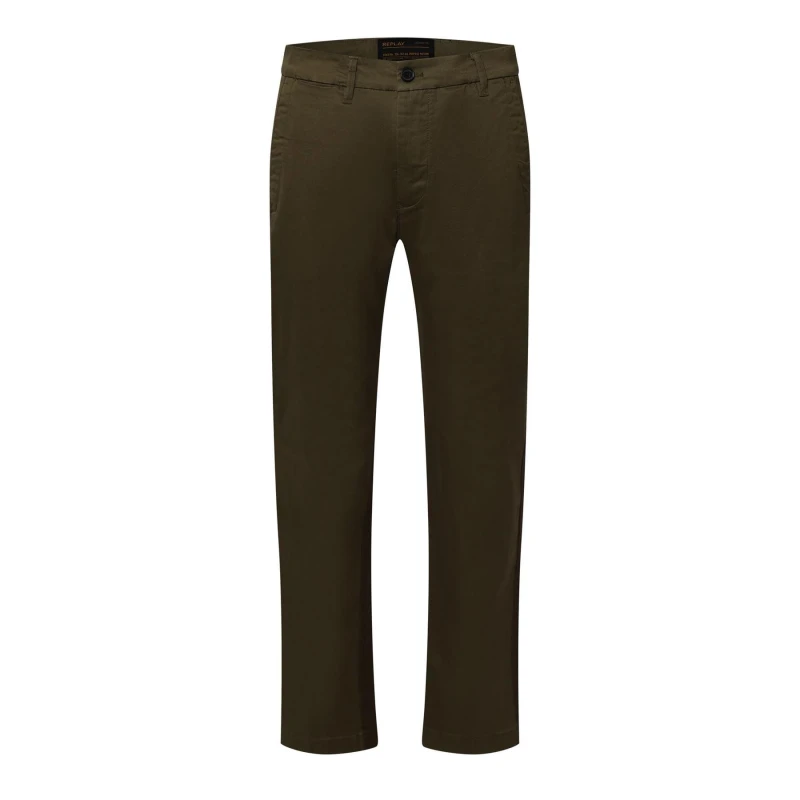 Image of Replay Regular-Fit Trousers Green male 29XS