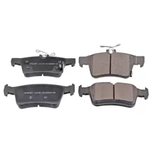Image of Brake Pad Set ADH242101 by Blue Print rear axle
