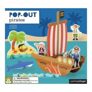 Image of Petit Collage Petit Popout Game - Pirate