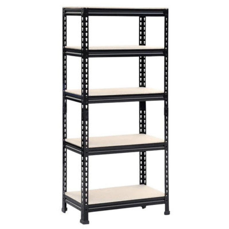 Image of Oypla 750Kg Heavy Duty 5 Tier Metal Storage Garage Shelving Racking