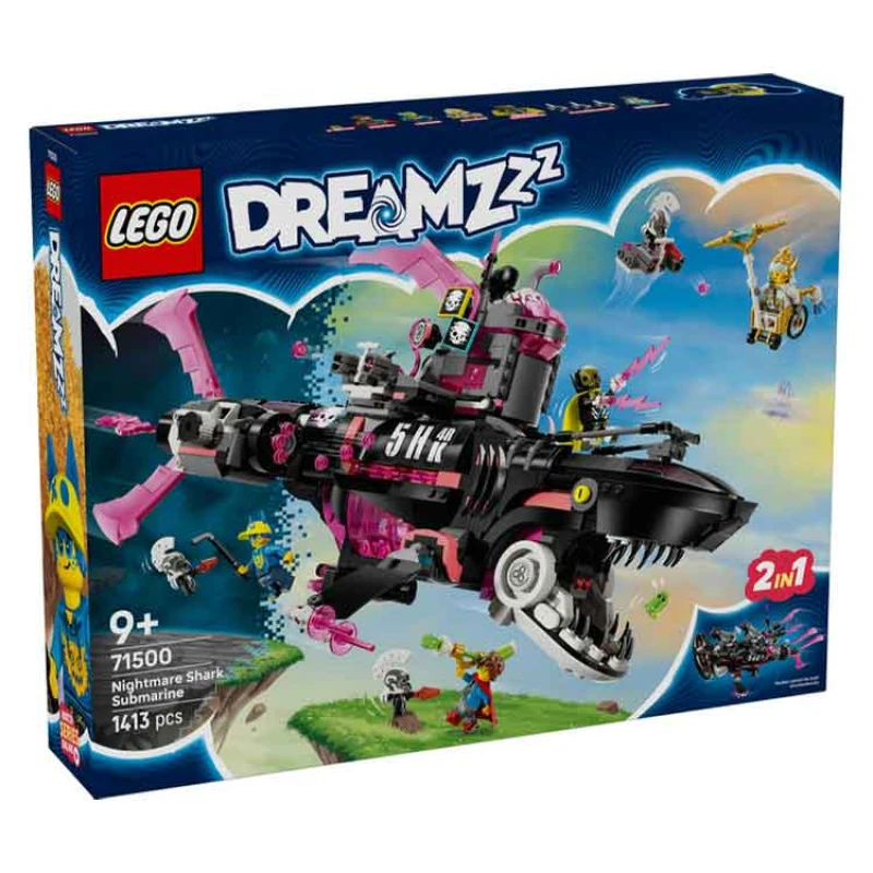 Image of LEGO DREAMZzz Nightmare Shark Submarine Toy 71500