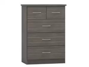 Image of Seconique Nevada Black 32 Drawer Chest of Drawers