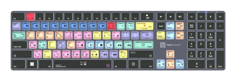 Image of Logickeyboard KB-PPROCC-TPC keyboard Home/Office USB + Bluetooth QWERT
