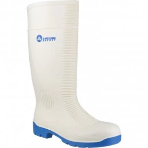 Image of Amblers Safety FS98 Steel Toe Food Safety Wellington White Size 4