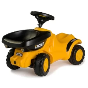 Image of Rolly Toys JCB Ride On Mini Tractor and Tipping Dumper, Yellow