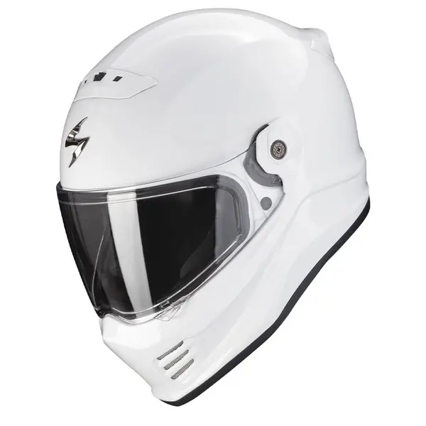 Image of Scorpion Covert FX Solid White Full Face Helmet 2XL
