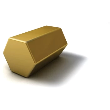 Image of 22MM X 500MM Brass Hexagon Bar CW614N/CZ121 - 5 Pce