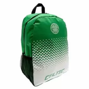Image of Celtic Fc Official Fade Football Crest Design Backpack (green/White)