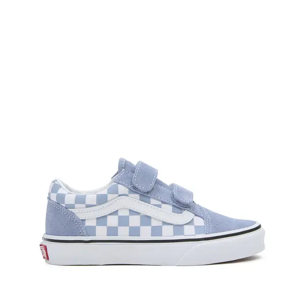 Image of Kids Old Skool Trainers in Suede with Touch 'n' Close Fastening