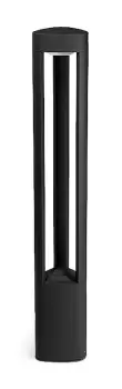 Image of Helion LED 1 Light Outdoor Bollard Light Urban Grey IP54