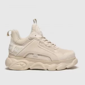 Image of Buffalo London Beige Chai Vegan Trainers