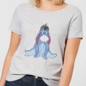 Image of Disney Winnie The Pooh Eeyore Classic Womens T-Shirt - Grey - M