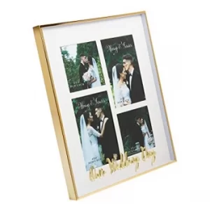 Image of Always & Forever Our Wedding Day Multi Aperture Frame