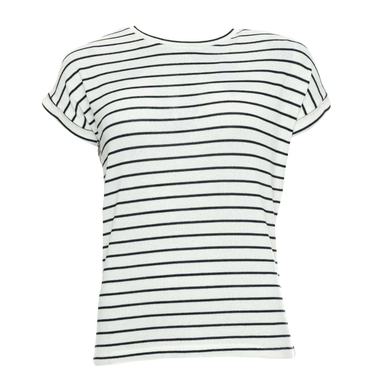 Image of Vero Moda Brianna Knitted T-Shirt - White White 8