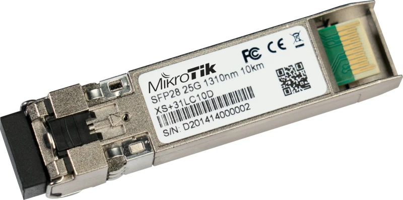 Image of Mikrotik XS+31LC10D network transceiver module Fiber optic 25000 Mbit/