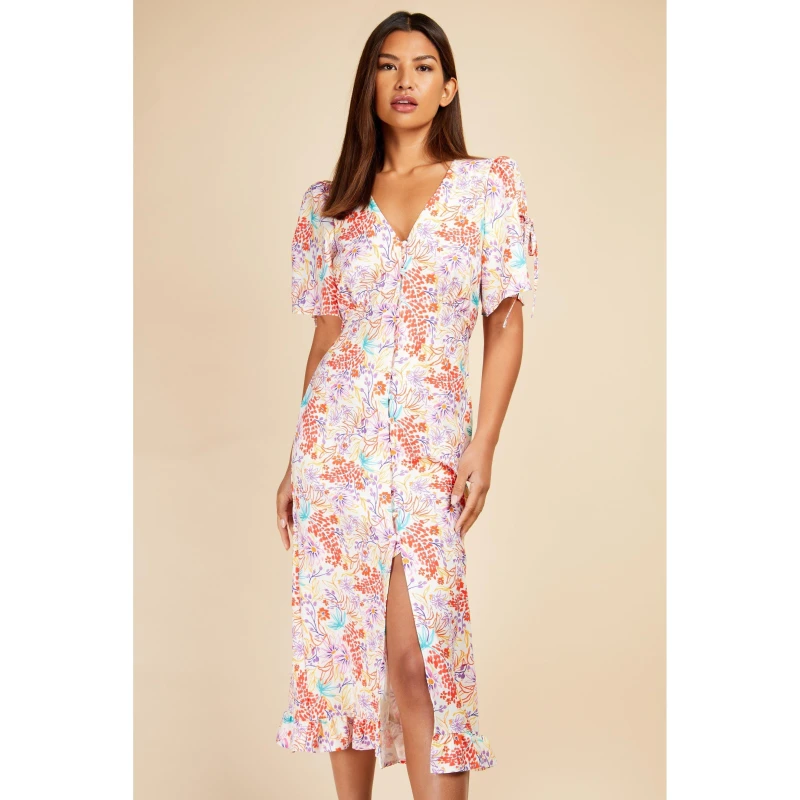 Image of Little Mistress Womens Maxi Dress Maxi Dresses 10 (S) Multi 65348299350