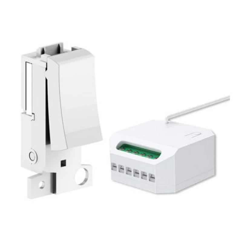 Image of Ener-J Ener - J Wireless Kinetic 1 Gang Switch And WiFi 5A Rf Mini Receiver White 240V
