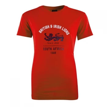 Image of Canterbury British and Irish Lions Graphic T Shirt Junior - Red