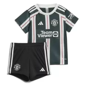 Image of adidas Manchester United Away Baby Kit 2023 2024 Babies - Green
