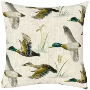 Image of Country Duck Pond Cushion Multi
