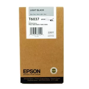 Image of Epson T6037 Light Black Ink Cartridge