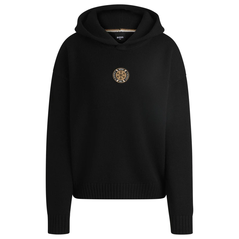 Image of Boss Womens Knitted Top Black female 12 (L)