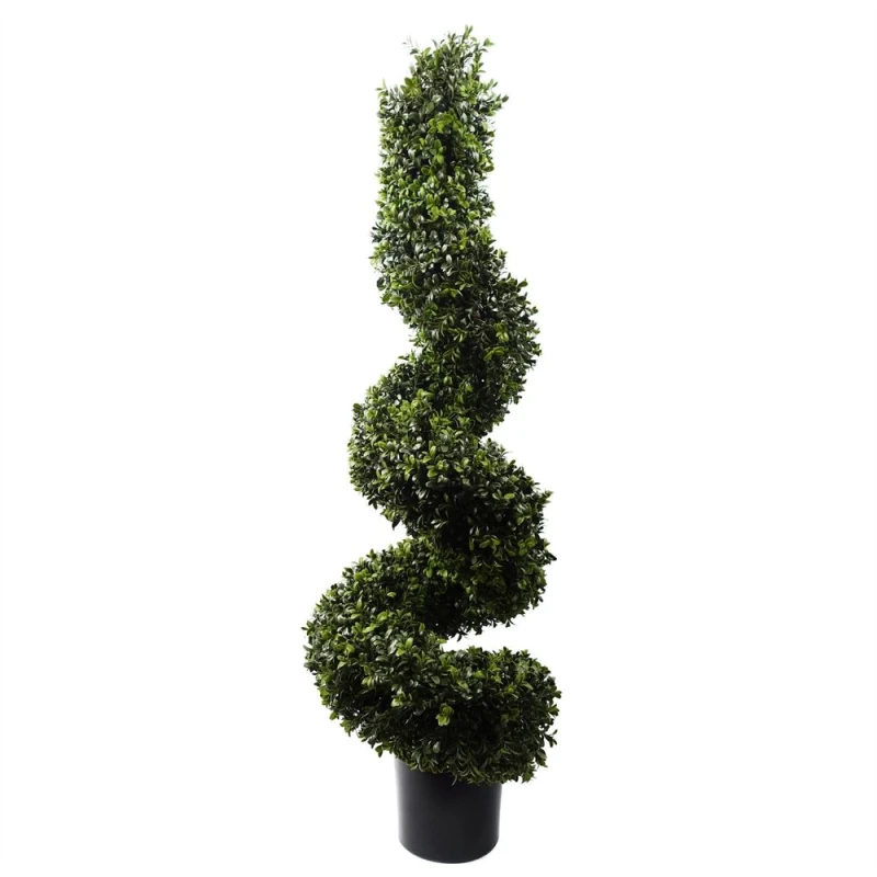 Image of Unbranded Premium 120cm UV Resistant Outdoor Boxwood Tree