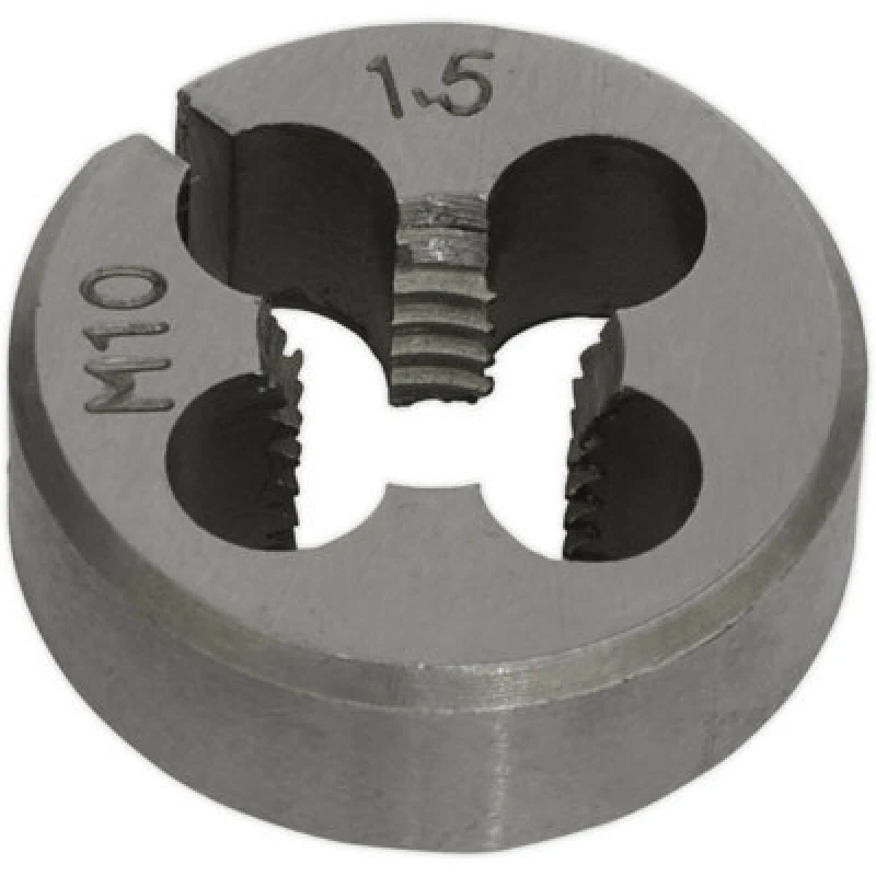 Image of Loops M10 x 1.5mm Metric Split Die - Quality Steel - Bar / Bolt Threading Bit & Case Metallics