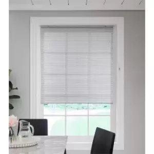 Image of Aluminium Venetian Blind - Silver - 100x160cm