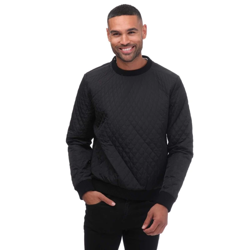 Image of Armani Crewneck Sweatshirt Black male 2XS