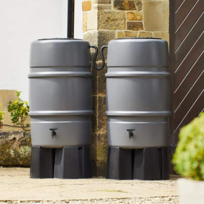 Image of Harcostar 227 Litre Grey Water Butt Double Kit