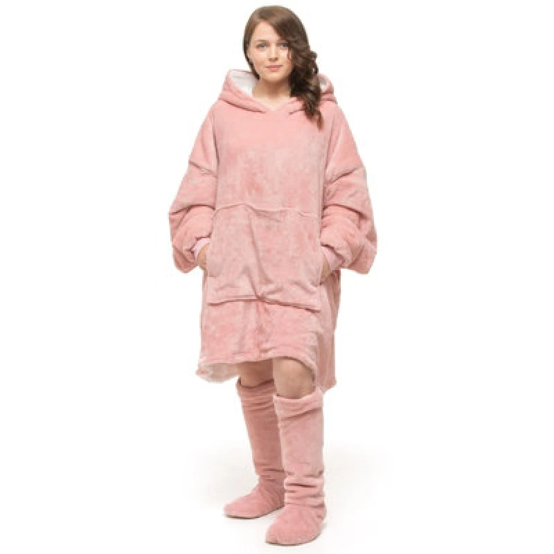 Image of Velosso Plain Oversized Hoodie Blanket One Size Fits All
