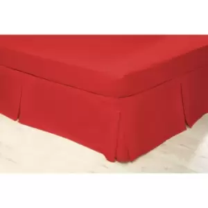 Image of Platform Valance Super King Red