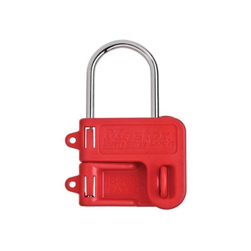 Image of Master Lock Two Padlock Lockout Hasp - 4mm Shackle Multi Colour (One Size)