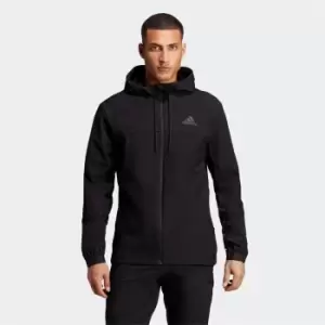 Image of adidas COLD. RDY Full-Zip Workout Hoodie Mens - Black