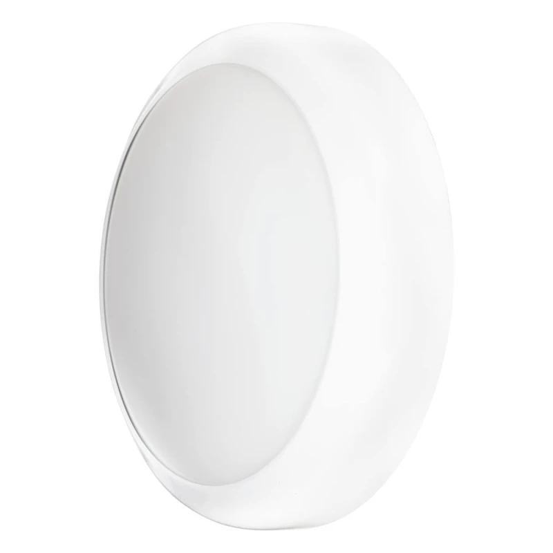 Image of TCP IP65 Emergency, Microwave Sensor Bulkhead, Wattage & CCT Switchable in White White Unisex