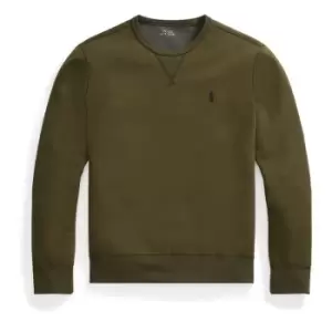 Image of POLO RALPH LAUREN Logo Crew Neck Sweatshirt - Green