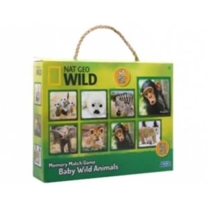 Image of Uncle Milton National Geographic WILD Baby Animals Memory Match Game