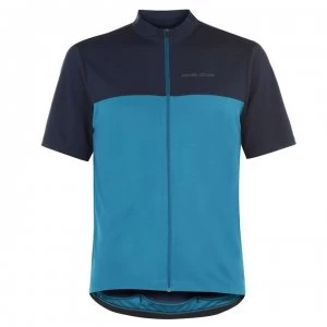 Image of Pearl Izumi Quest Cycling Jersey Mens - Teal/Navy