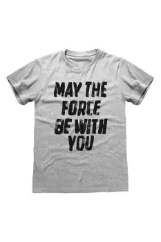 Image of May The Force Be With You Heather T-Shirt