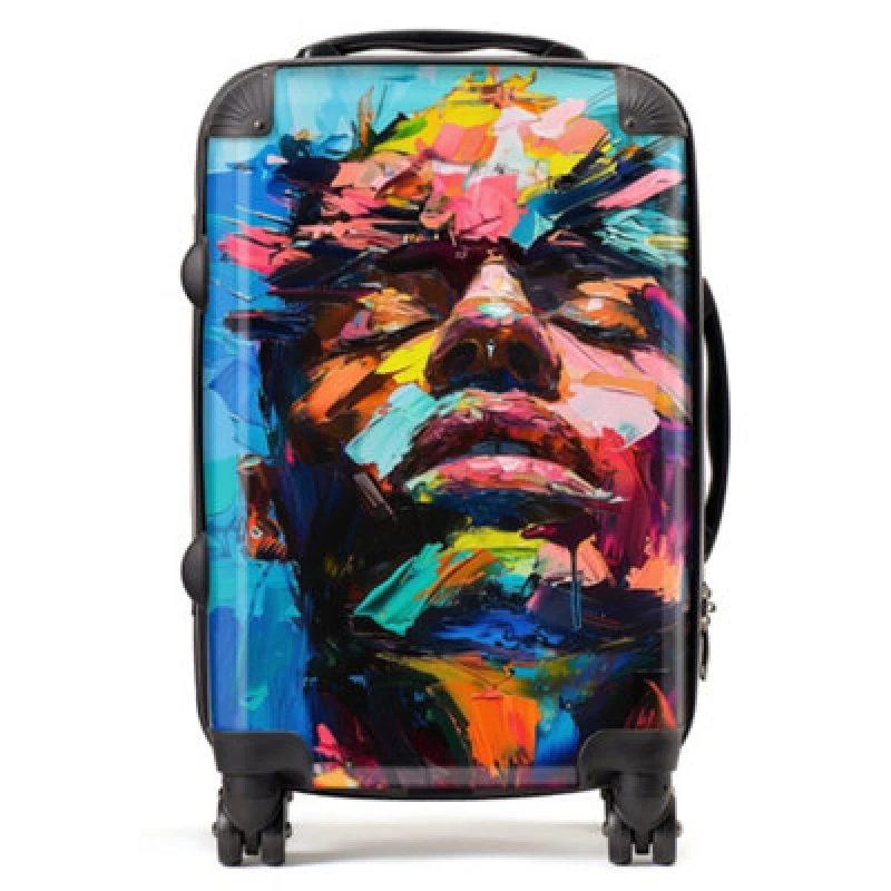 Image of Warren Reed Designer Radiant Reflection Suitcase - Cabin
