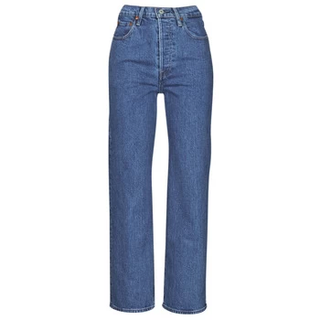 Image of Levis RIBCAGE STRAIGHT ANKLE womens Jeans in Blue - Sizes US 25 / 29,US 26 / 29,US 27 / 29,US 28 / 29,US 29 / 29,US 30 / 29,US 31 / 29,US 32 / 29