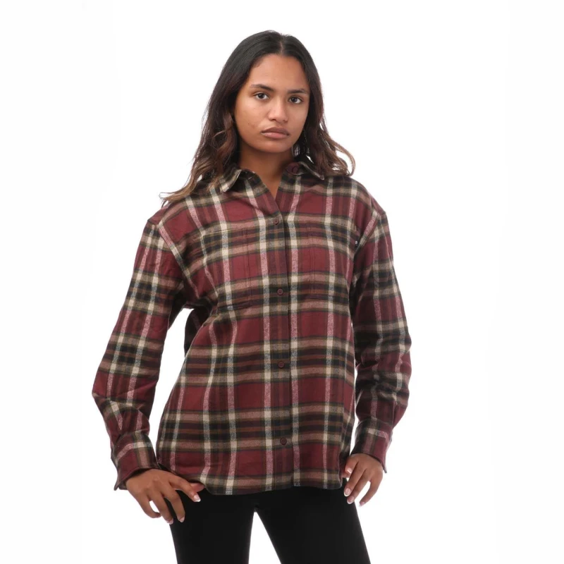 Image of Timberland Flannel Overshirt - Red Red 12