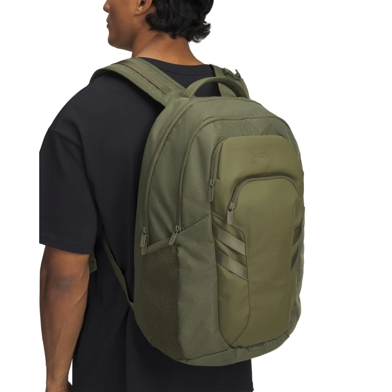 Image of Under Armour UA Hustle 6.0 Backpack Marine OD Green unisex One Size