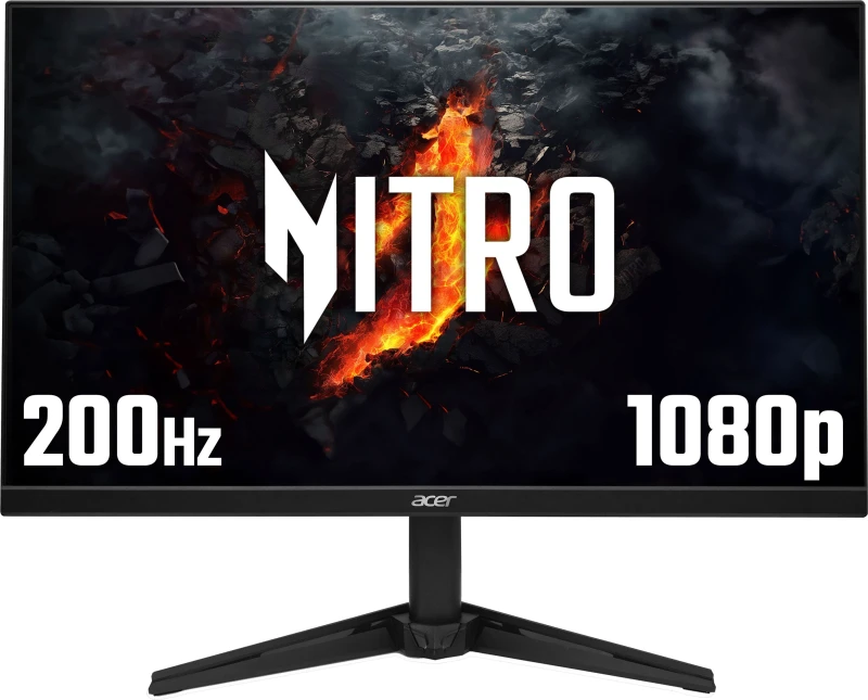 Image of Acer Acer NITRO QG1 Nitro QG241YX1 gaming monitor - 23.8" Full HD 200Hz 0.5ms FreeSync Premium HDR 10 HDMI & DP UM.QQ0EE.104