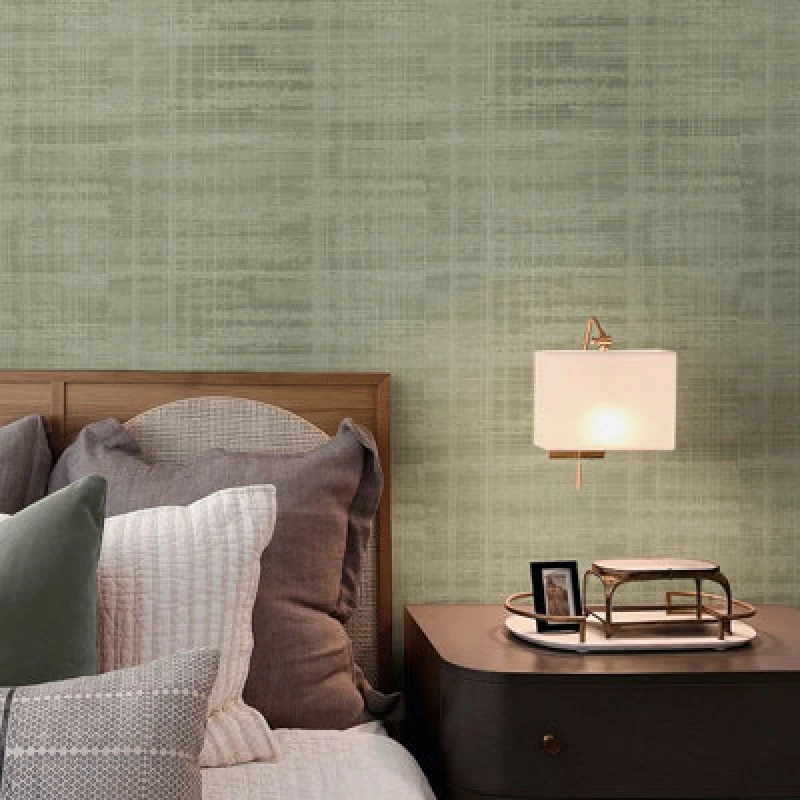 Image of Boutique Lamont Weave Laurel Wallpaper